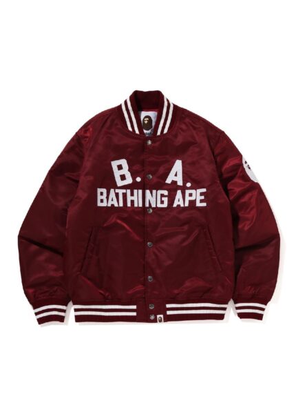 BAPE B.A Nylon Varsity Jacket