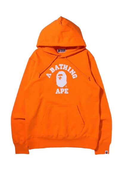 BAPE College Pullover Hoodie (FW21) - Orange