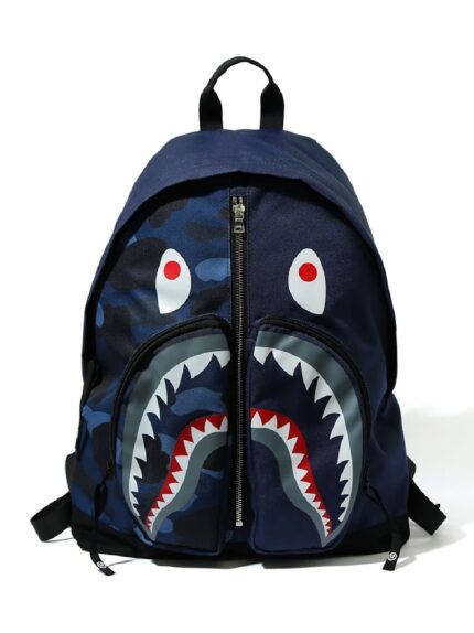 BAPE Color Camo Shark Day Pack (FW20) - Navy