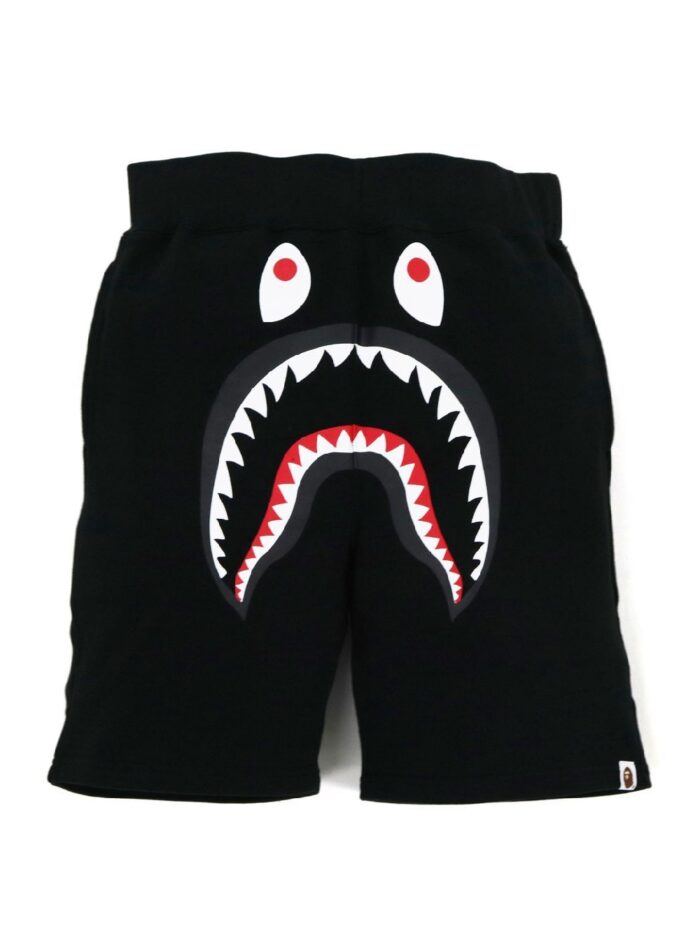BAPE Shark Sweat Shorts (FW21) - Black