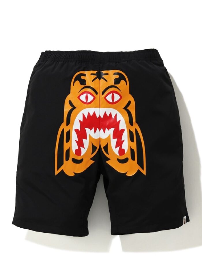 BAPE Tiger Beach Shorts - Black