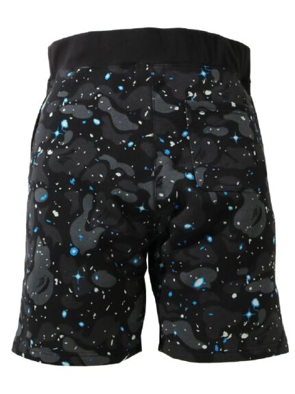BAPE Space Camo Shark Sweat Shorts (SS21) - Black